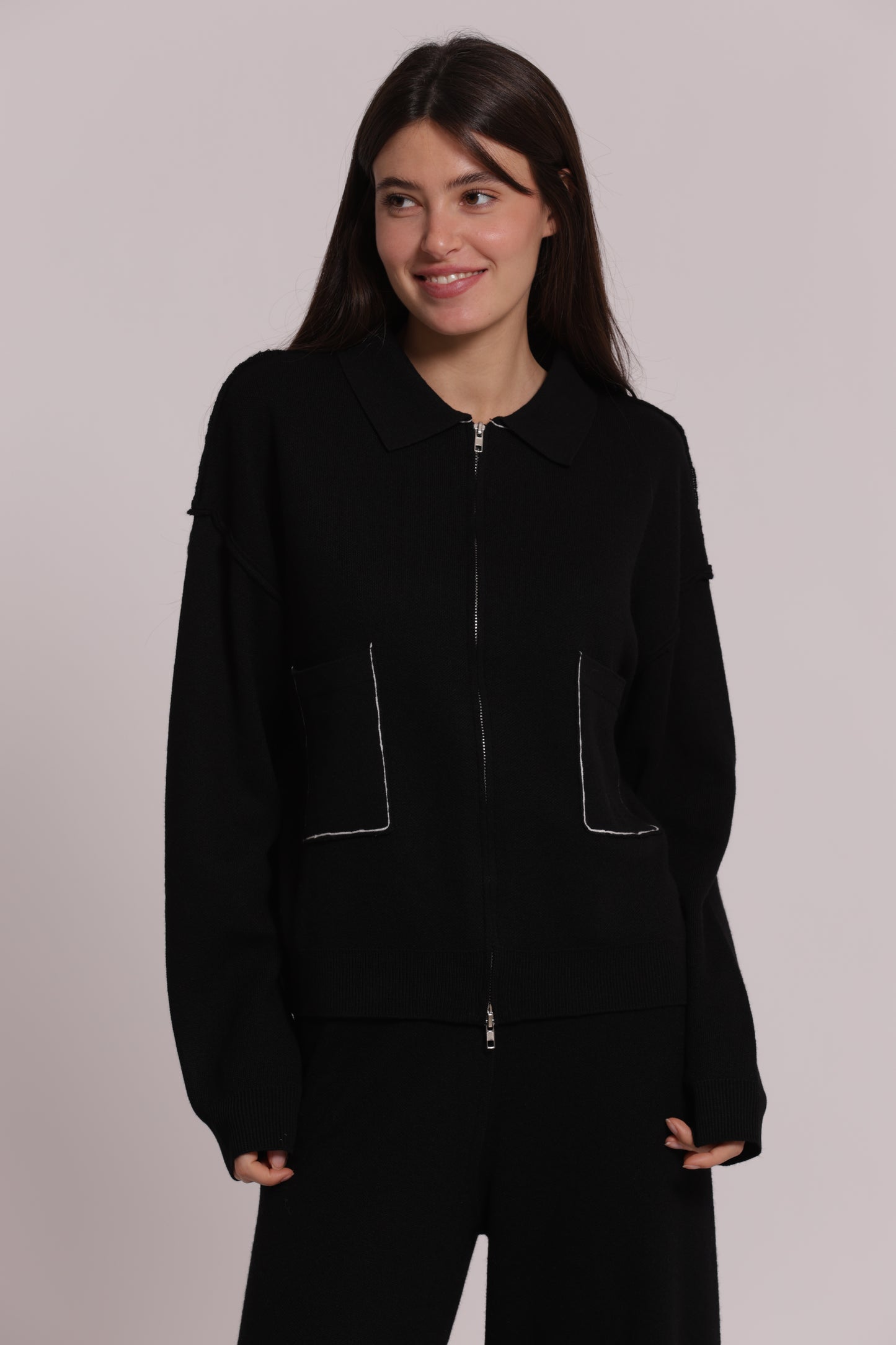 MAGLIA CON ZIP