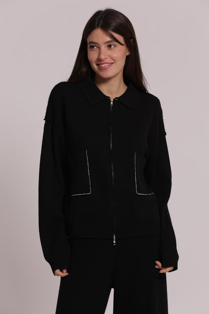MAGLIA CON ZIP