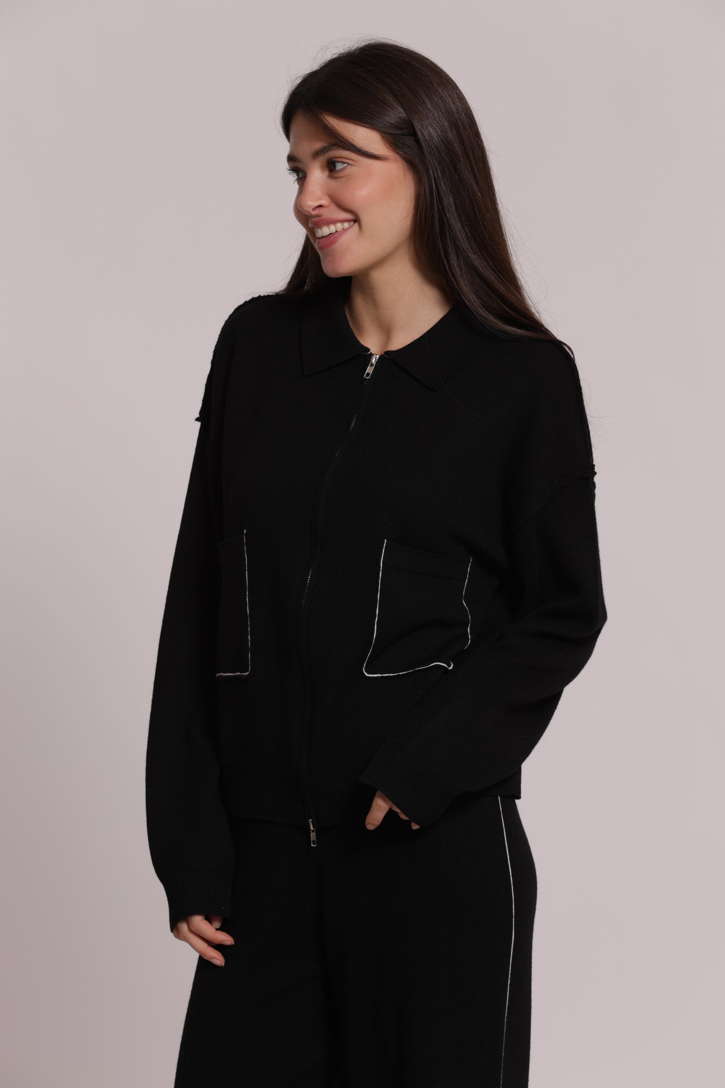 MAGLIA CON ZIP