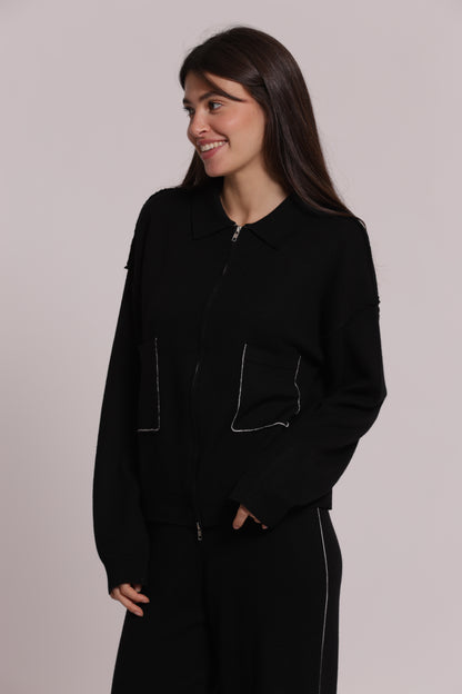 MAGLIA CON ZIP