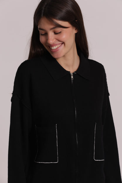 MAGLIA CON ZIP