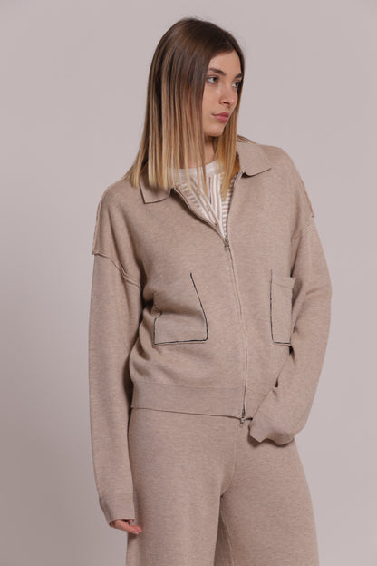 MAGLIA CON ZIP