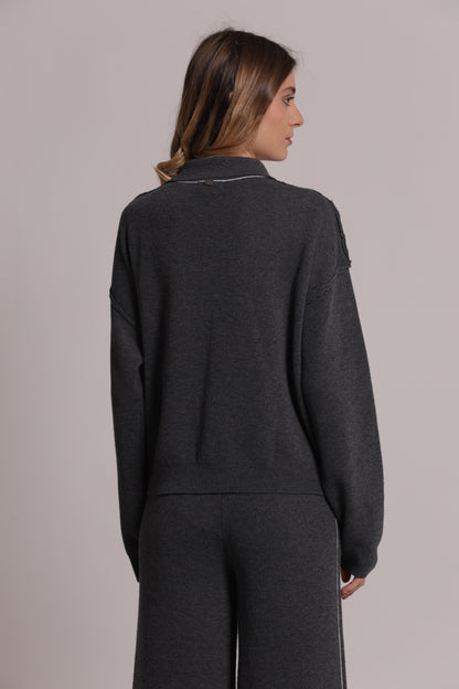 MAGLIA CON ZIP