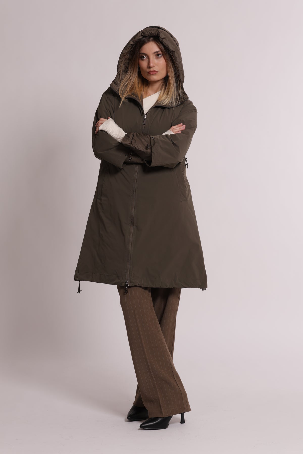 PIUMINO LUNGO REVERSIBILE CON COULISSE