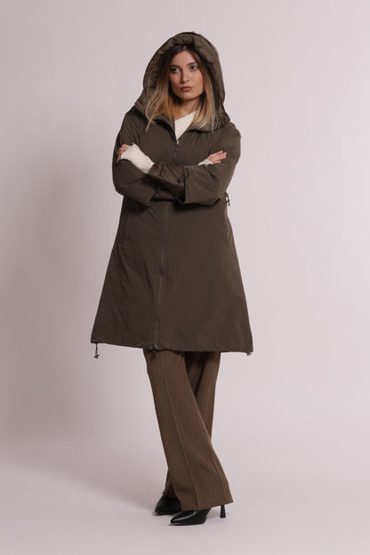 PIUMINO LUNGO REVERSIBILE CON COULISSE