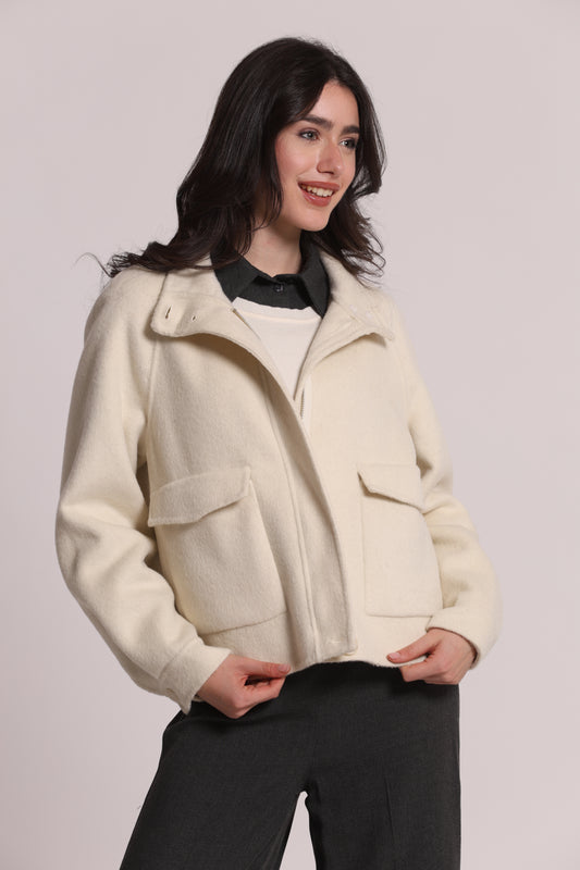 CAPPOTTO CORTO CON ZIP