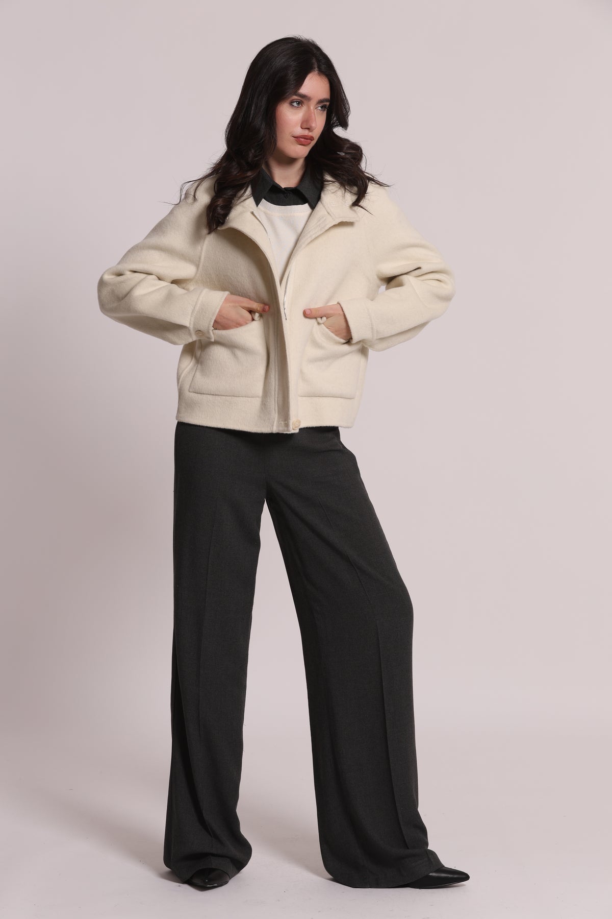CAPPOTTO CORTO CON ZIP