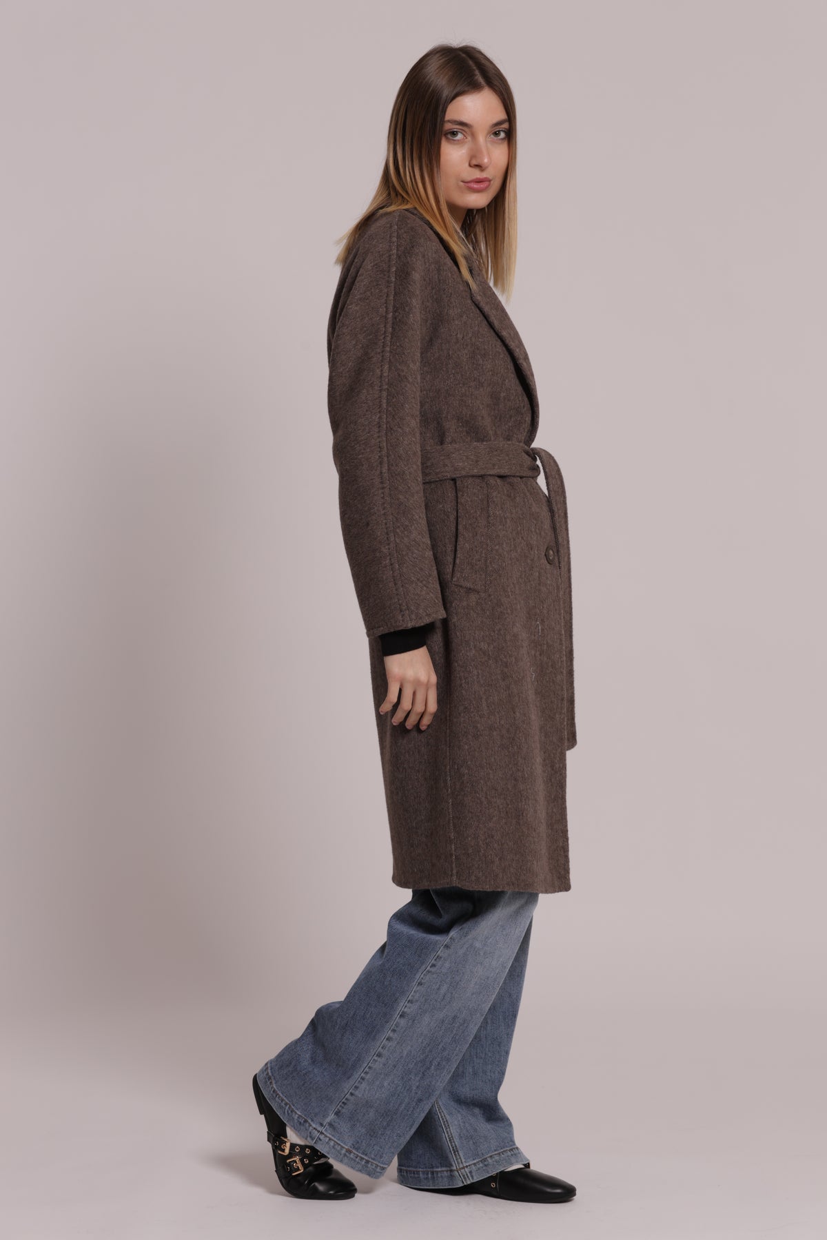 CAPPOTTO LUNGO CON CINTURA