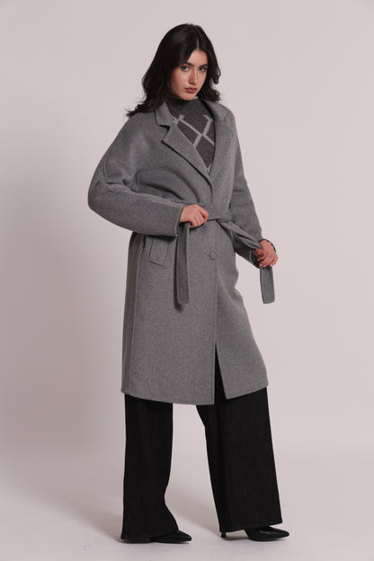 CAPPOTTO LUNGO CON CINTURA
