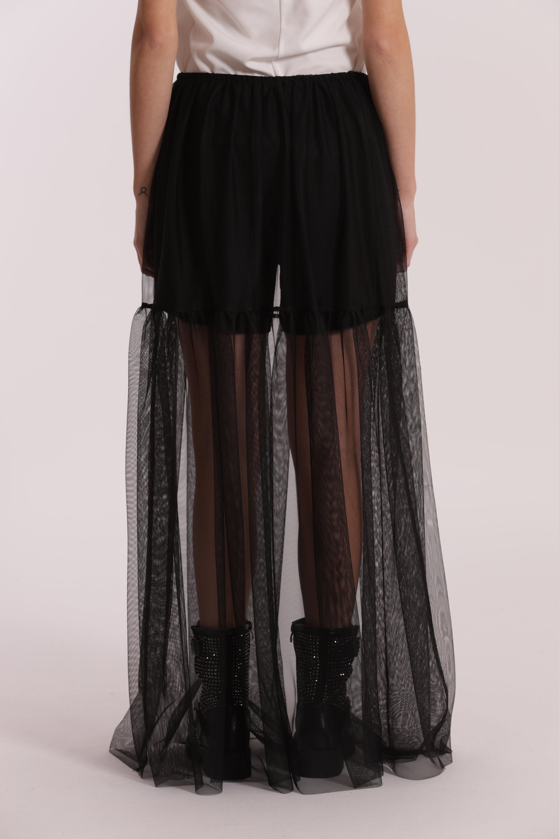 GONNA LUNGA IN TULLE