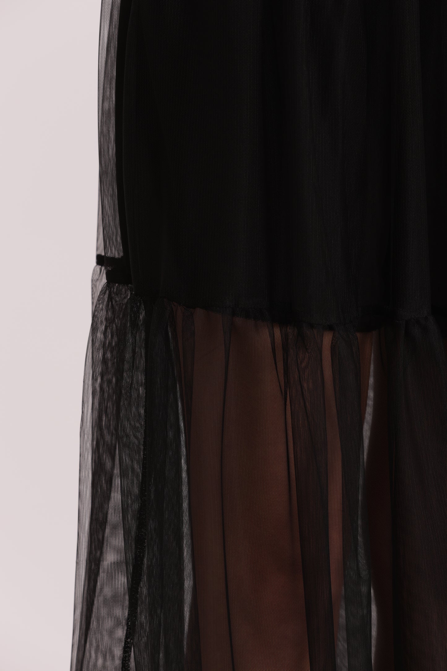 GONNA LUNGA IN TULLE