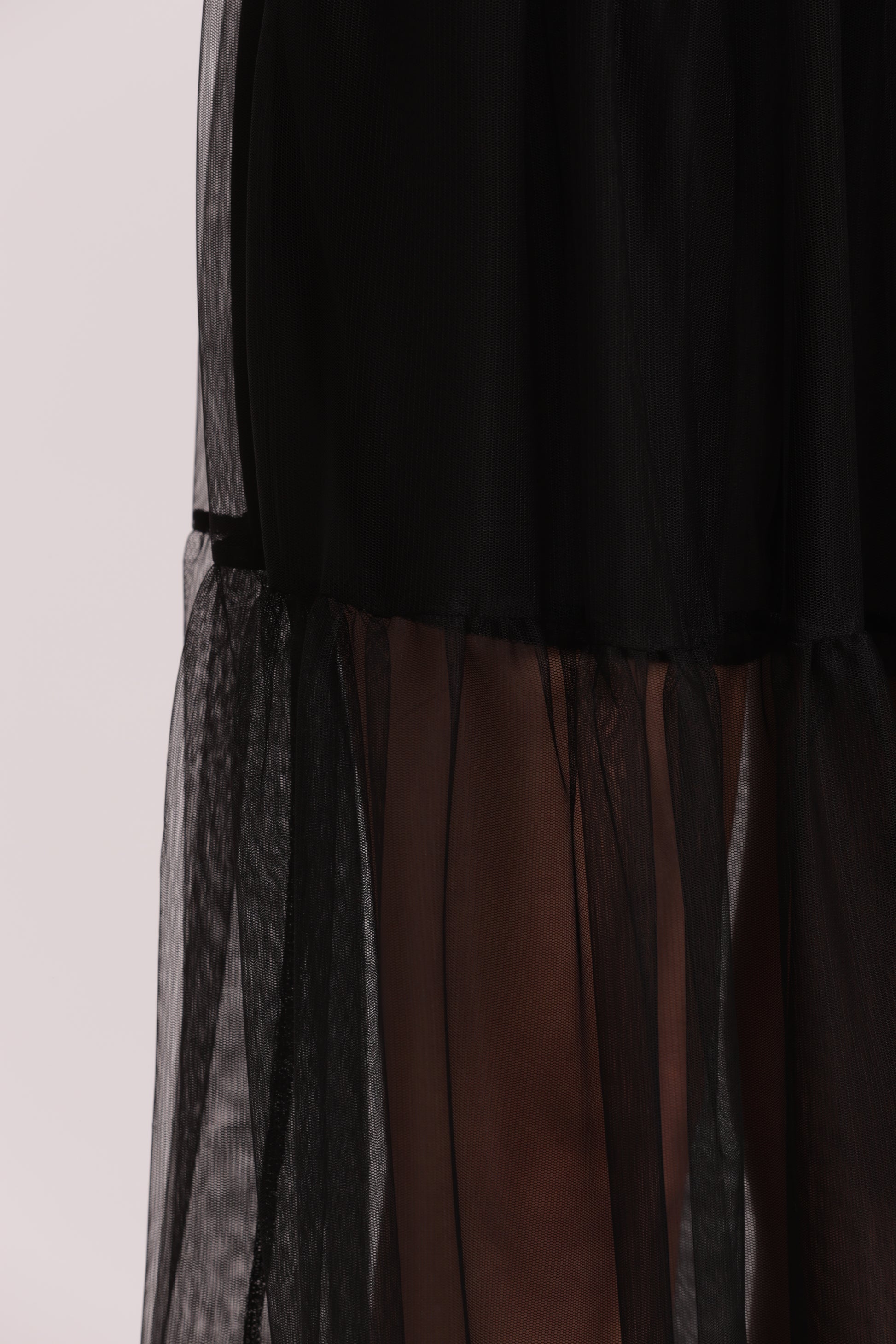 GONNA LUNGA IN TULLE