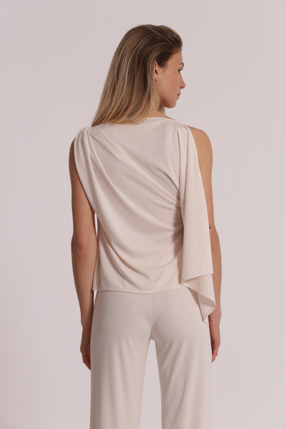 BLUSA CON SPALLA SCESA