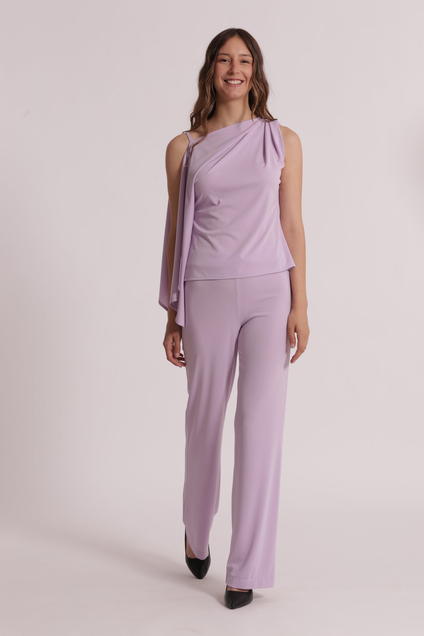 BLUSA CON SPALLA SCESA