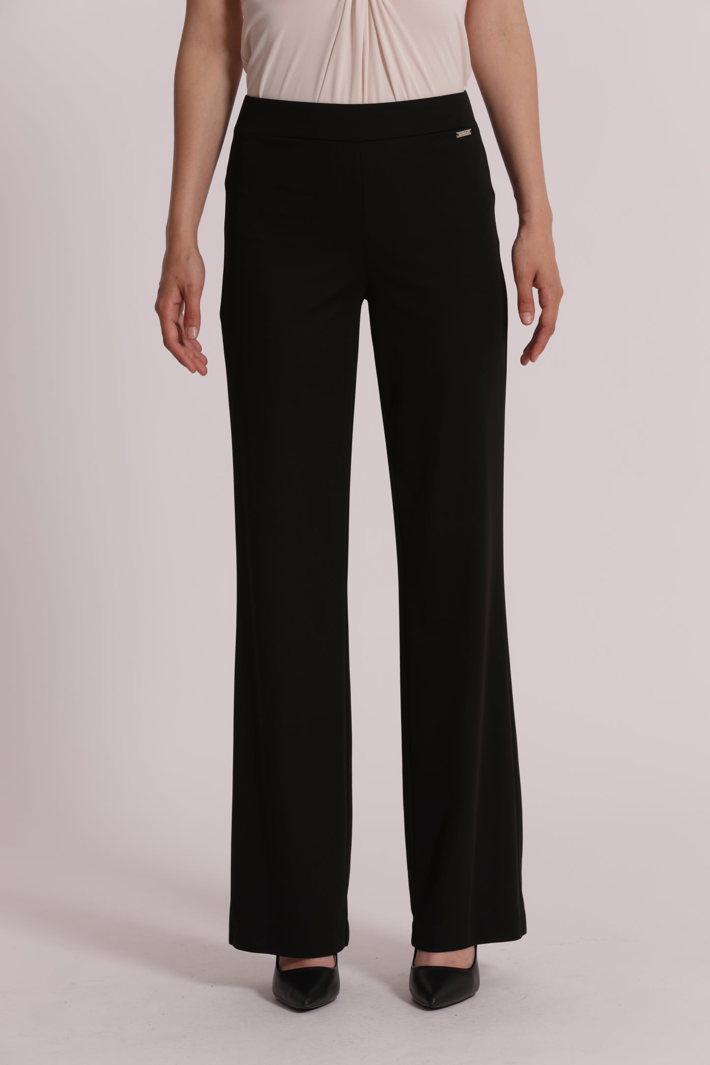 PANTALONE PALAZZO CON ELASTICO IN VITA