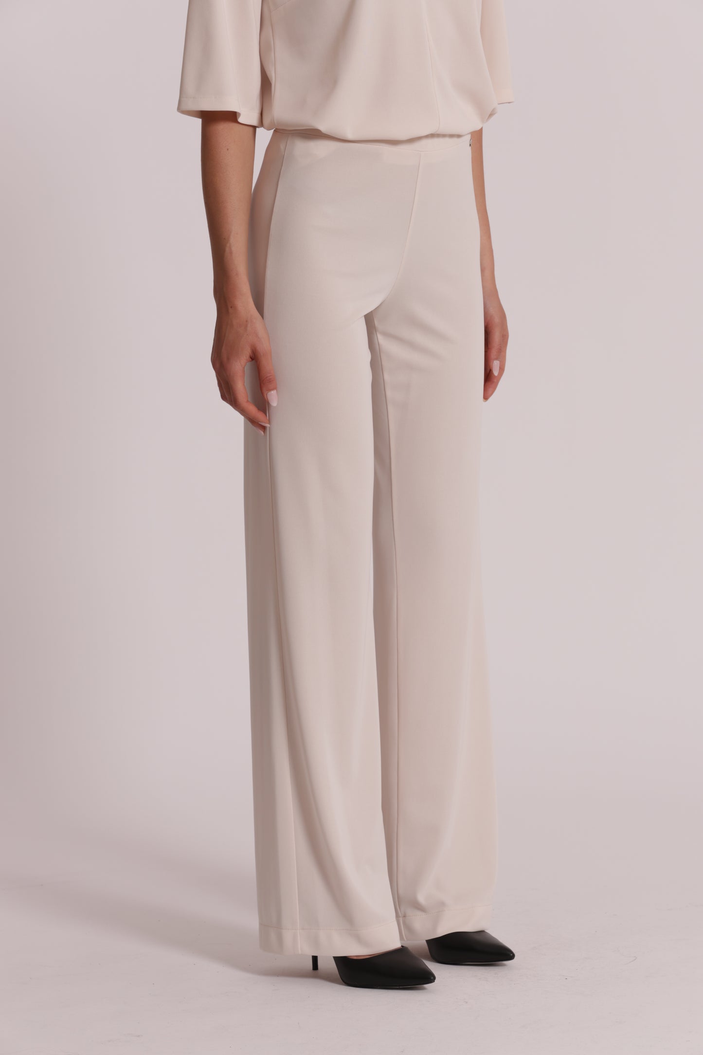 PANTALONE PALAZZO CON ELASTICO IN VITA