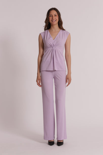 PANTALONE PALAZZO CON ELASTICO IN VITA