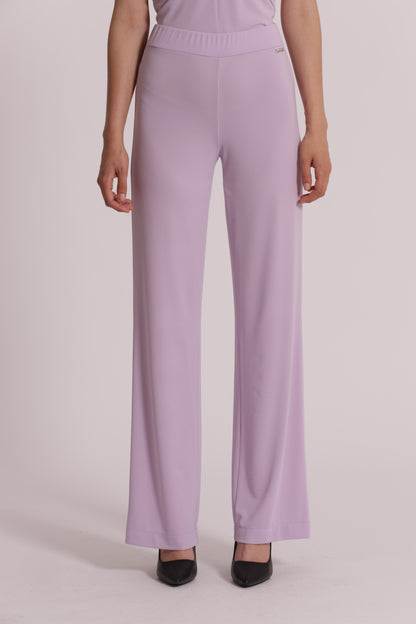 PANTALONE PALAZZO CON ELASTICO IN VITA