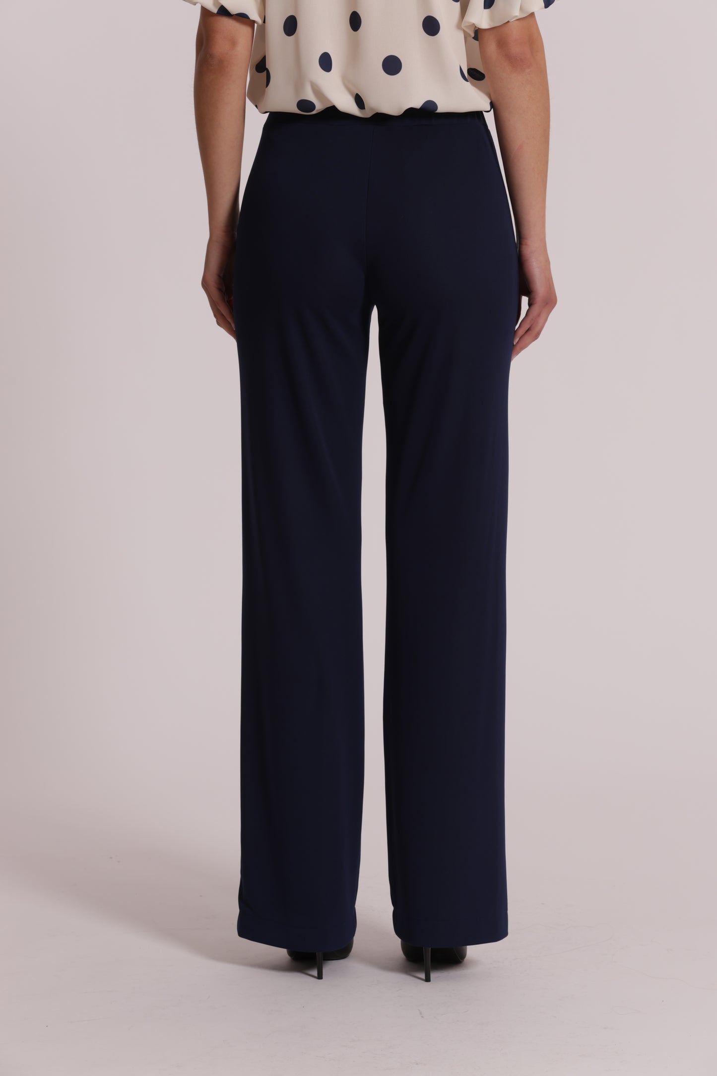 PANTALONE PALAZZO CON ELASTICO IN VITA