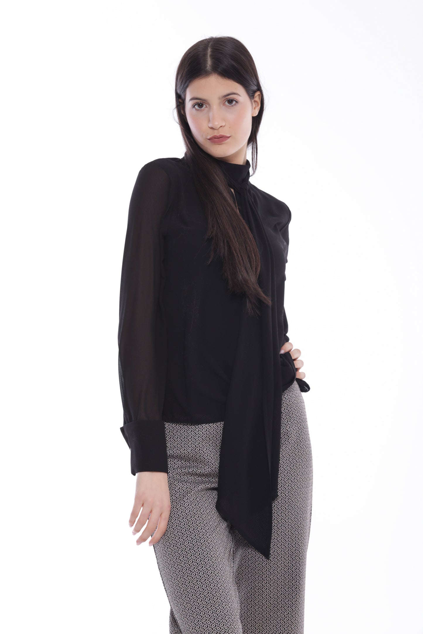 BLUSA CON FUSCIACCA