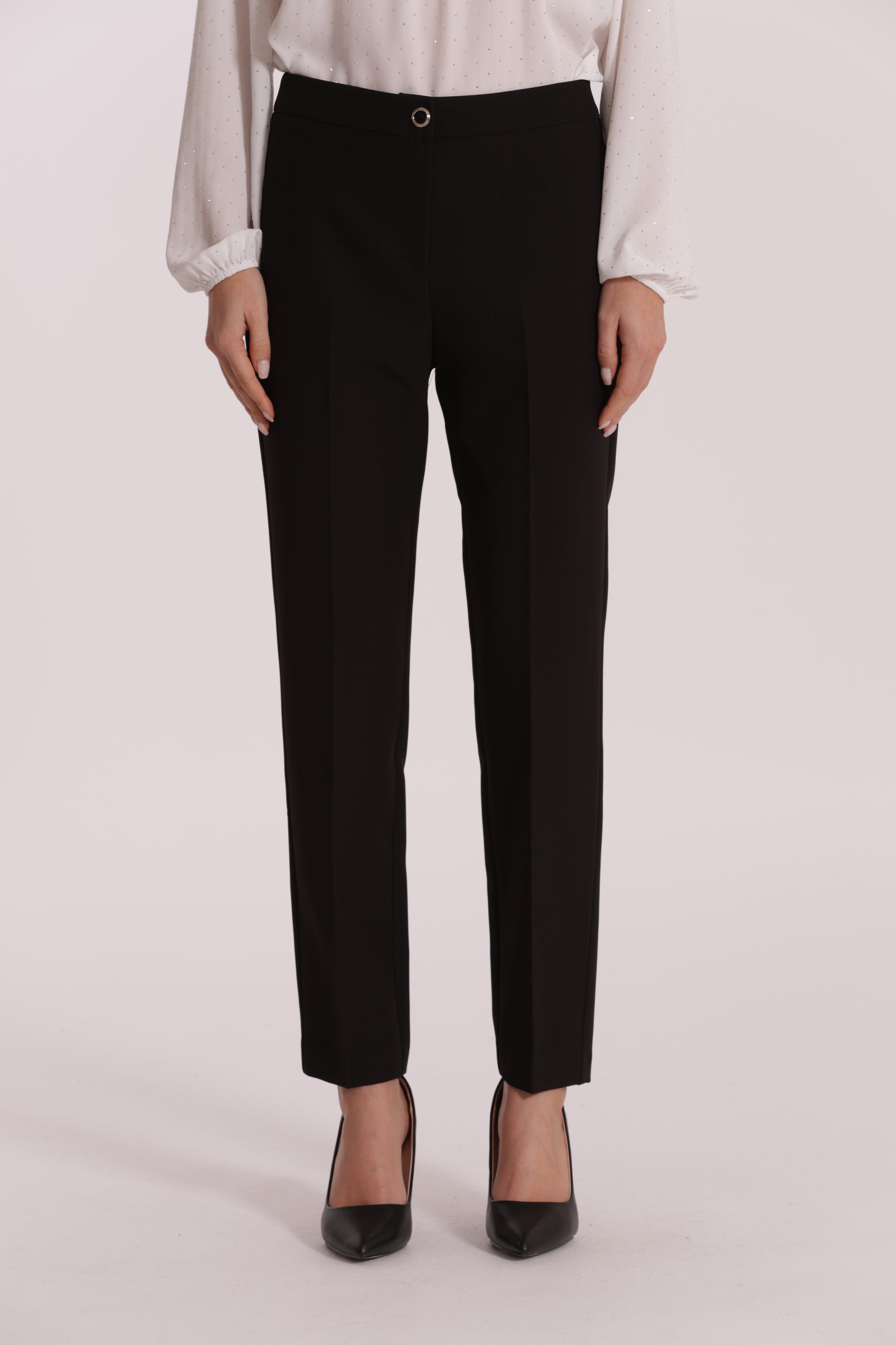 PANTALONE SIGARETTA IN TESSUTO TECNICO
