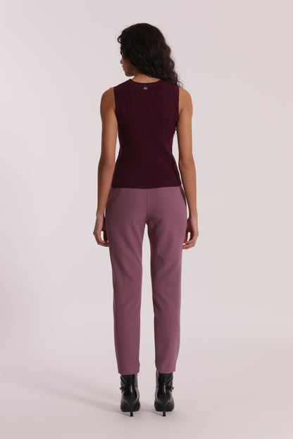 PANTALONE SIGARETTA IN TESSUTO TECNICO