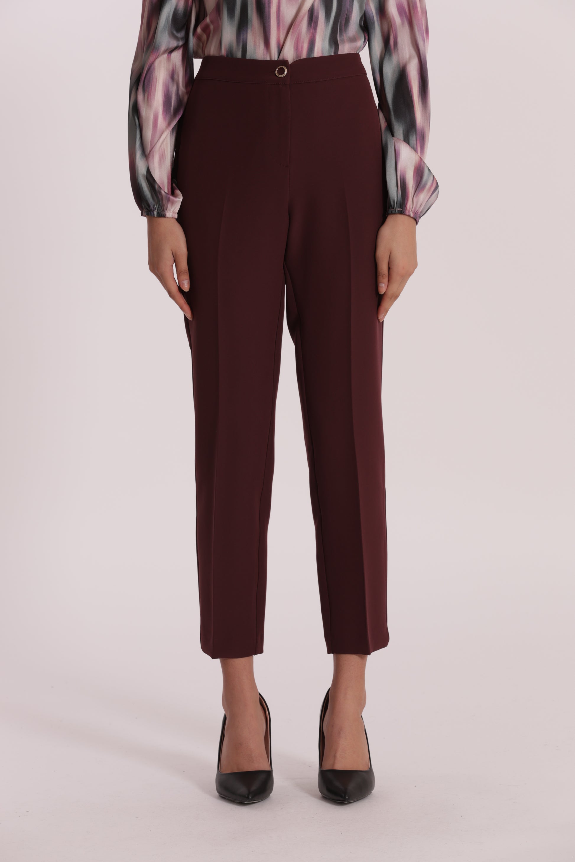 PANTALONE SIGARETTA IN TESSUTO TECNICO