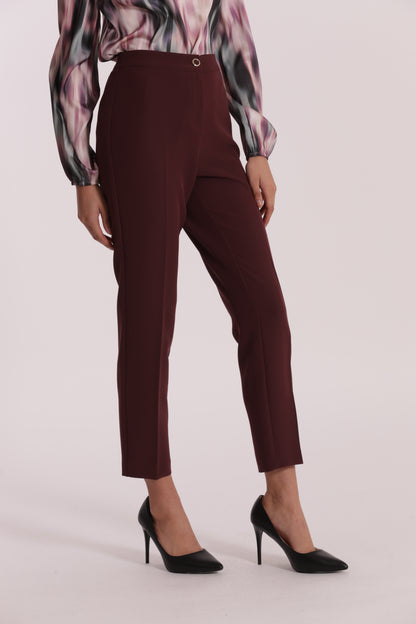 PANTALONE SIGARETTA IN TESSUTO TECNICO
