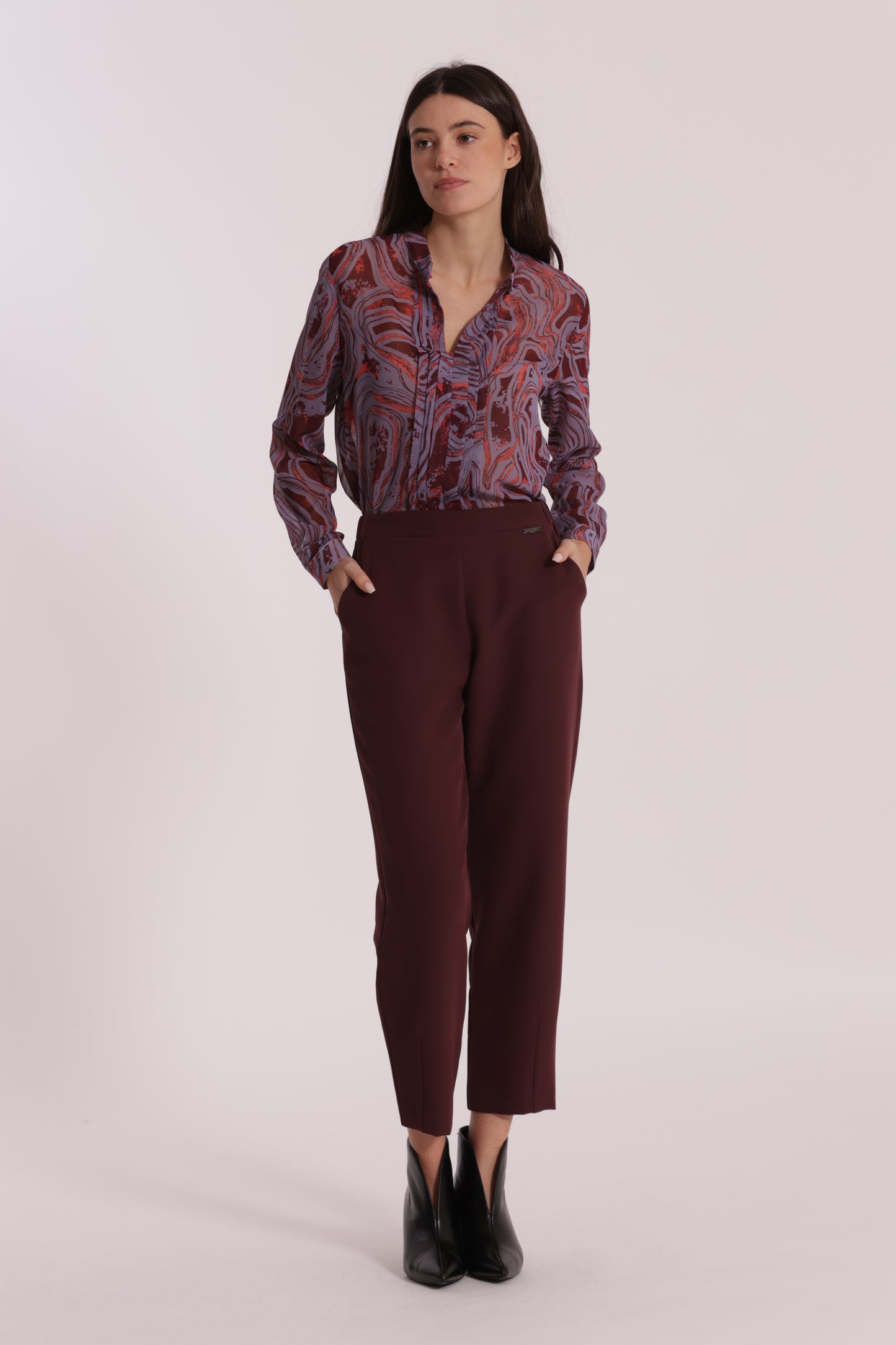 PANTALONE PALLONCINO IN TESSUTO TECNICO