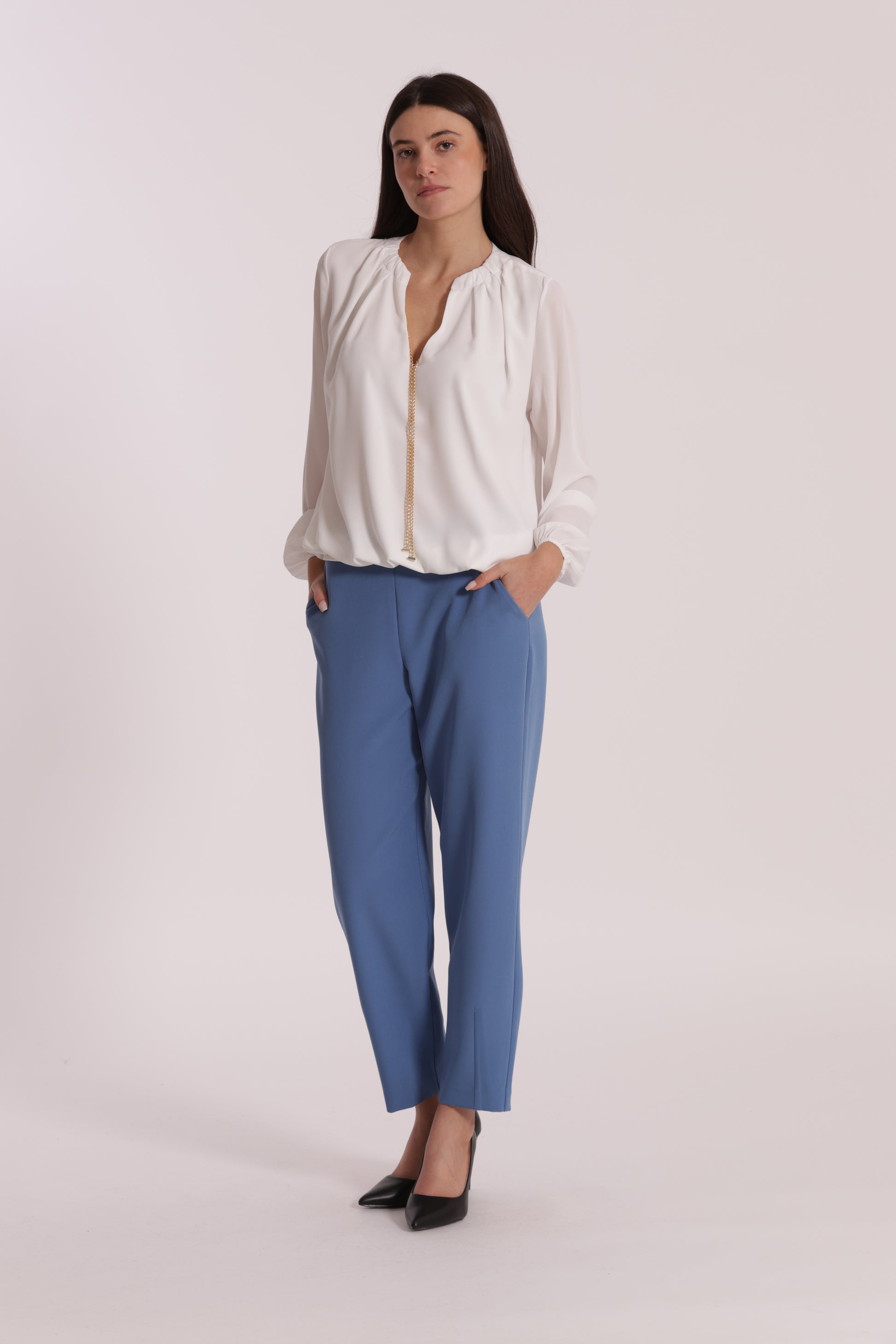 PANTALONE PALLONCINO IN TESSUTO TECNICO