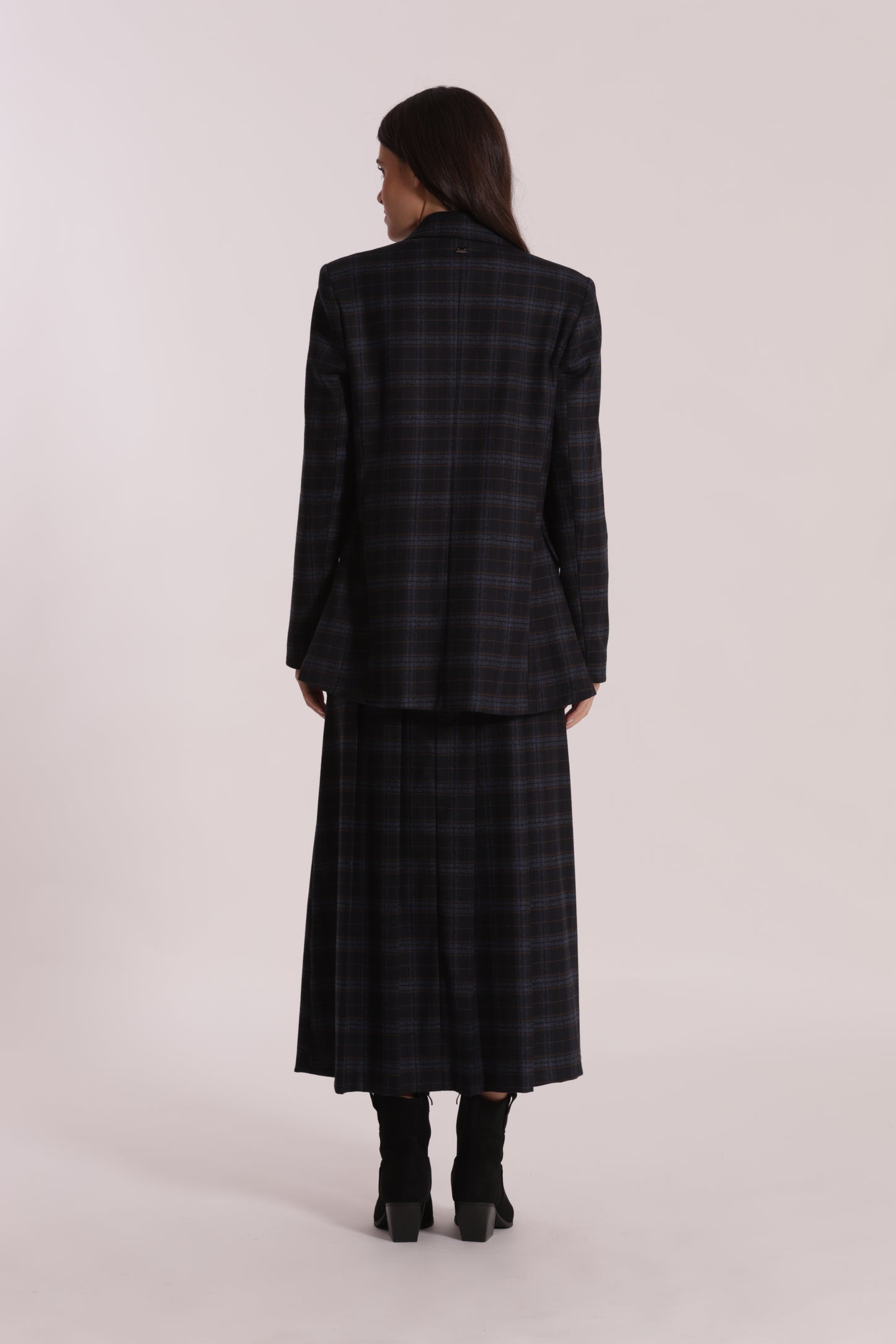 GONNA LONGUETTE TESSUTO CHECK