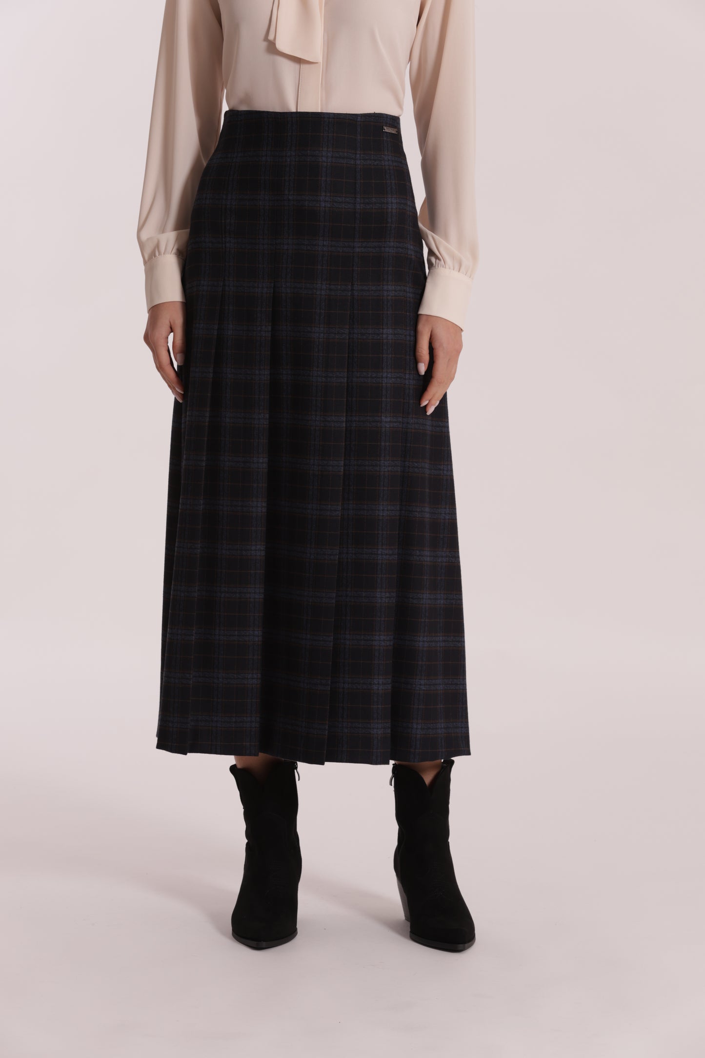 GONNA LONGUETTE TESSUTO CHECK