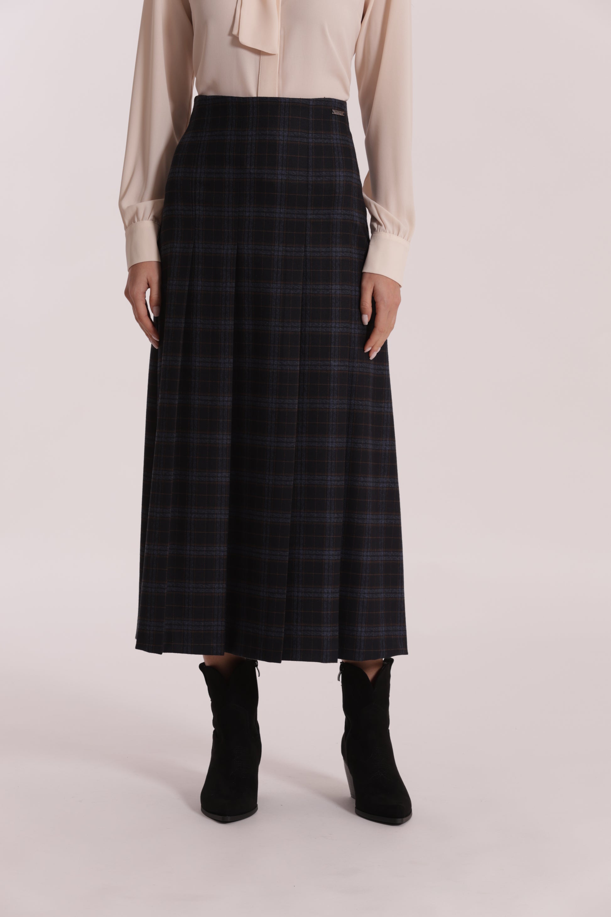 GONNA LONGUETTE TESSUTO CHECK