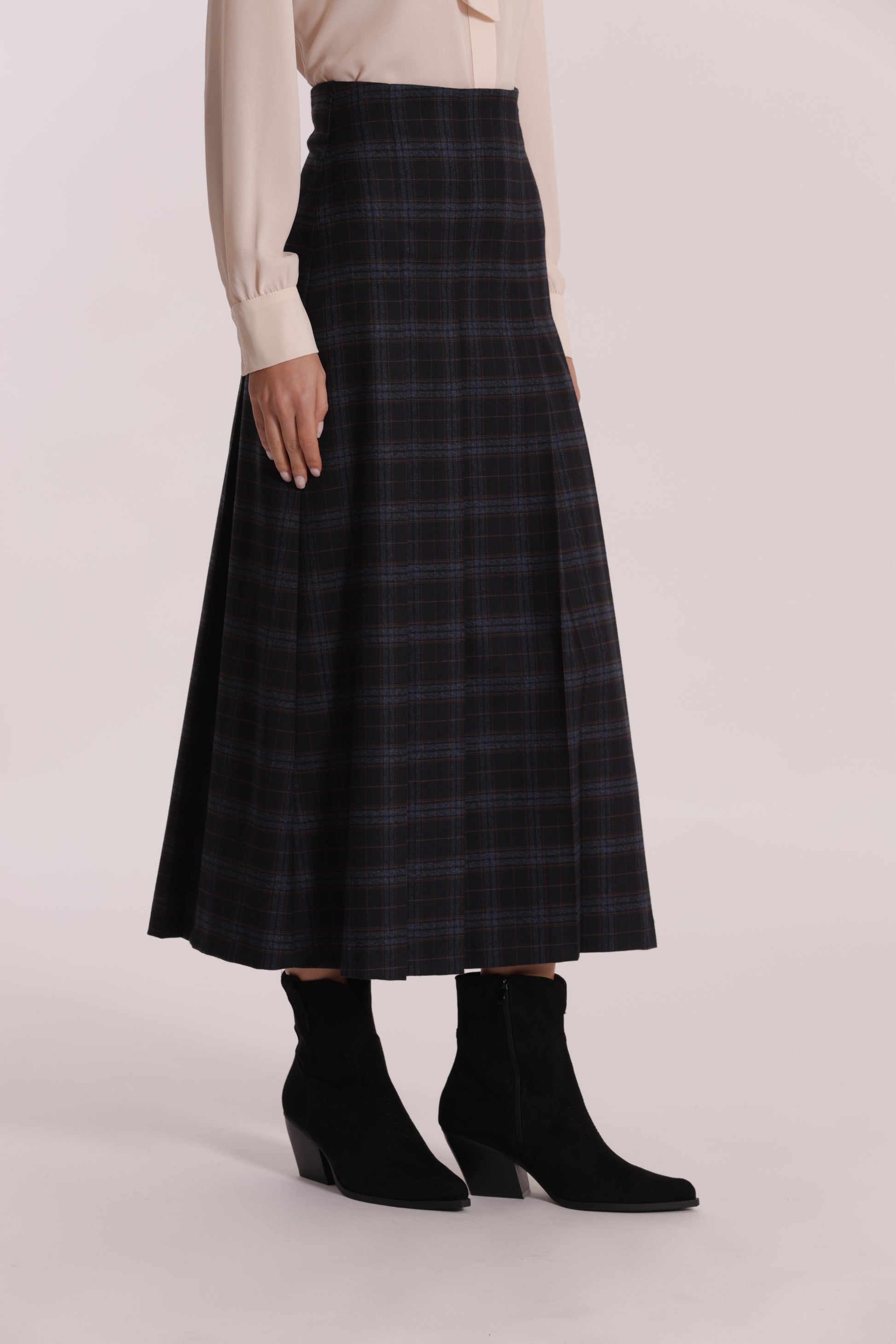 GONNA LONGUETTE TESSUTO CHECK