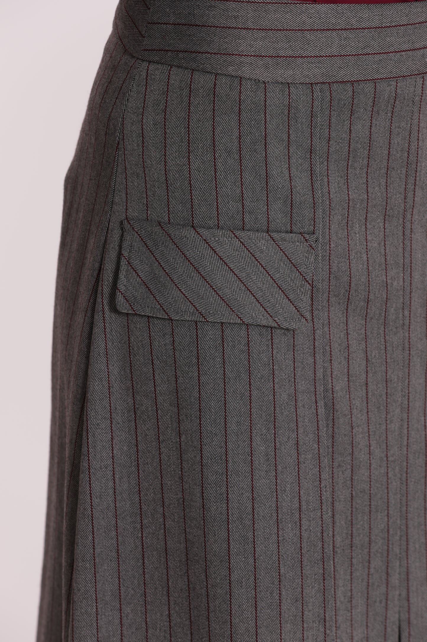 GONNA LONGUETTE IN TESSUTO GESSATO