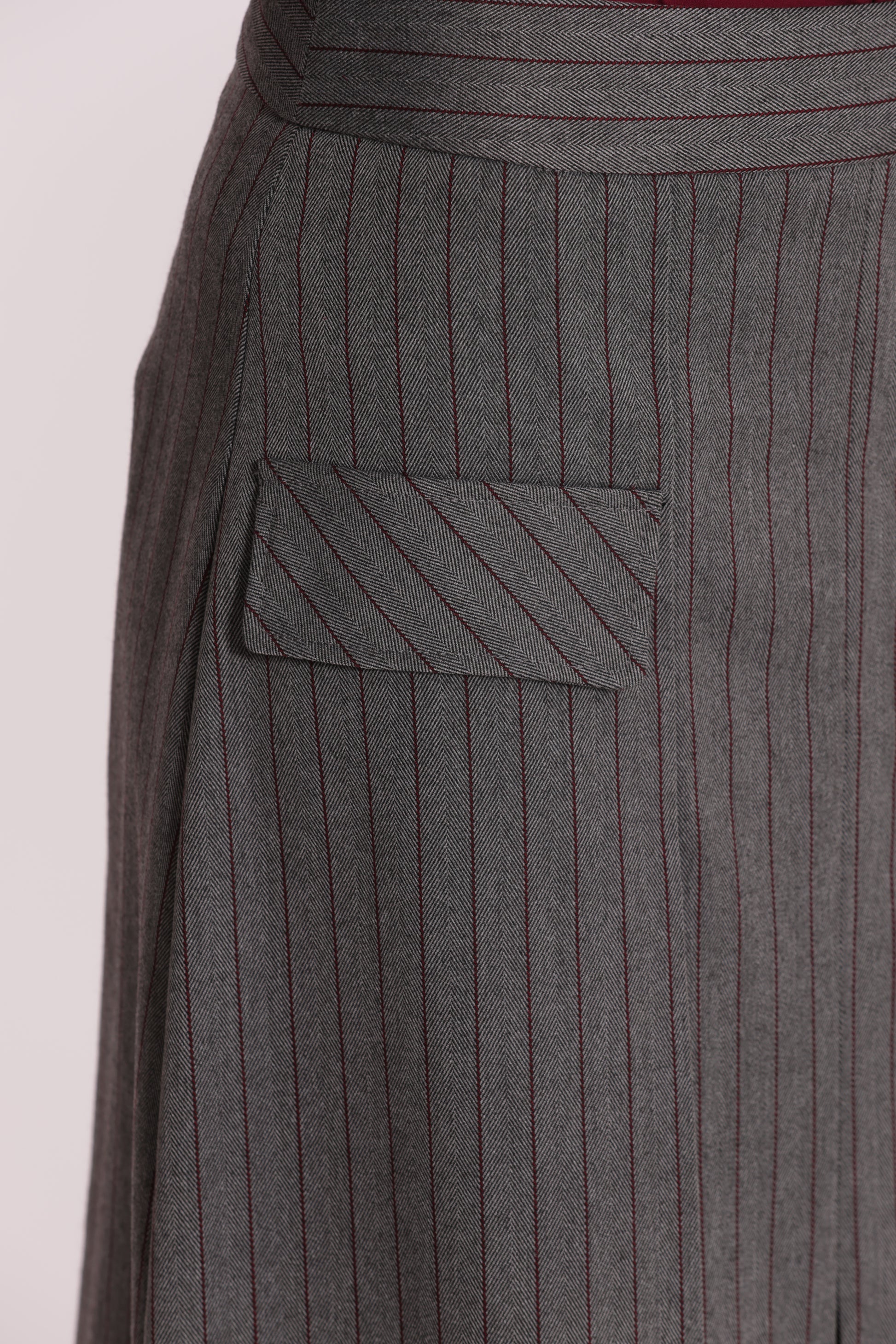 GONNA LONGUETTE IN TESSUTO GESSATO