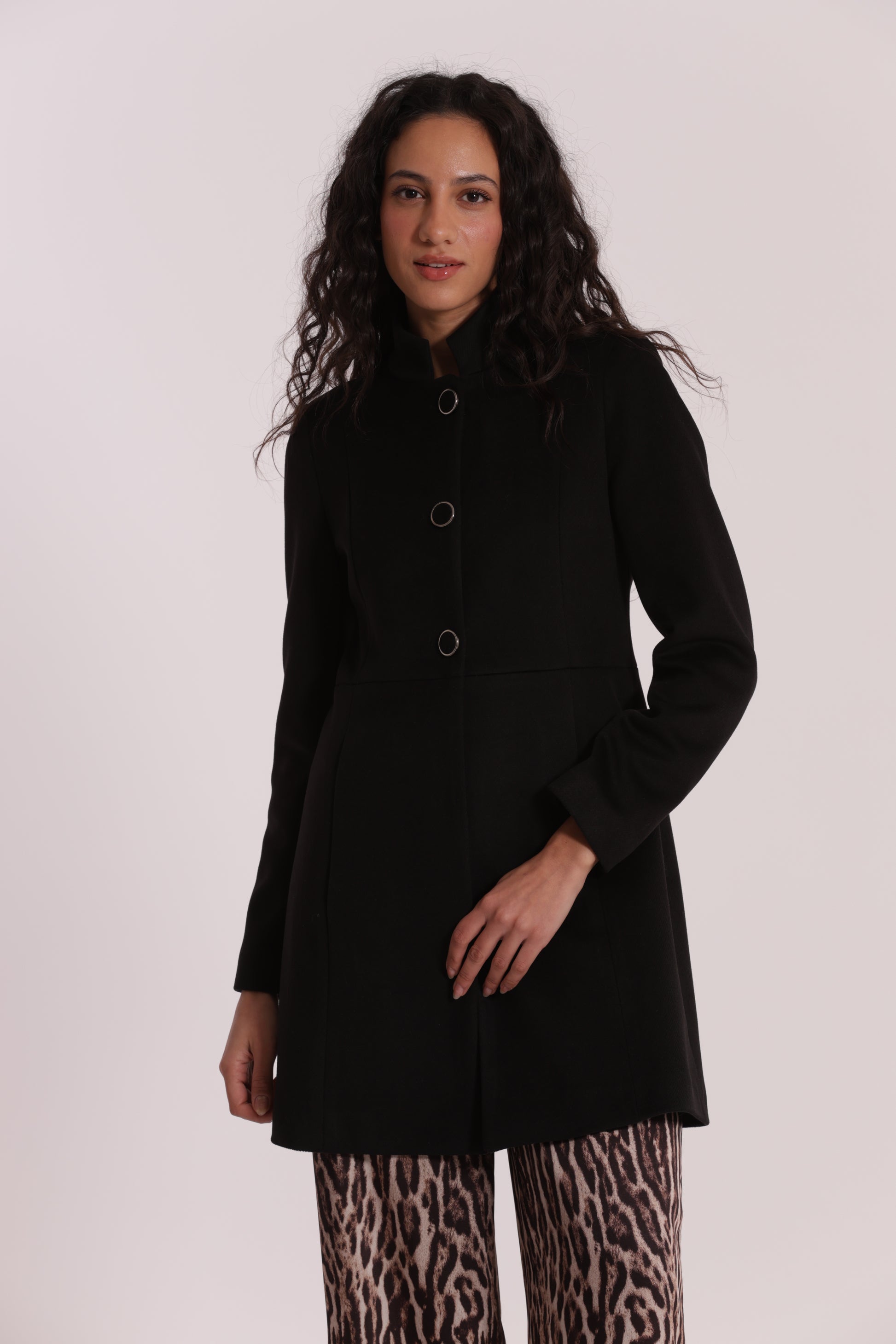 CAPPOTTO BARONETTO CON COLLO ALLA COREANA
