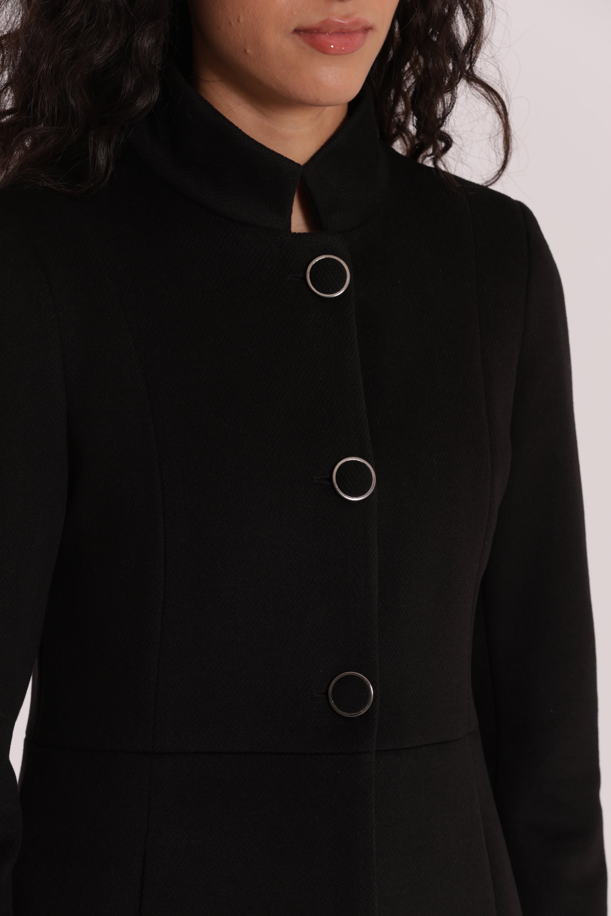 CAPPOTTO BARONETTO CON COLLO ALLA COREANA