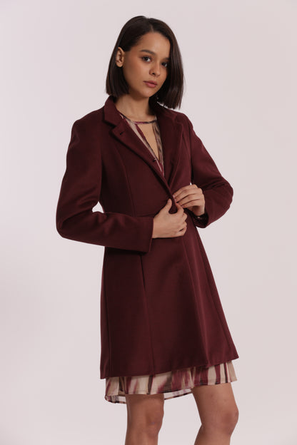 CAPPOTTO BARONETTO CON COLLO ALLA COREANA
