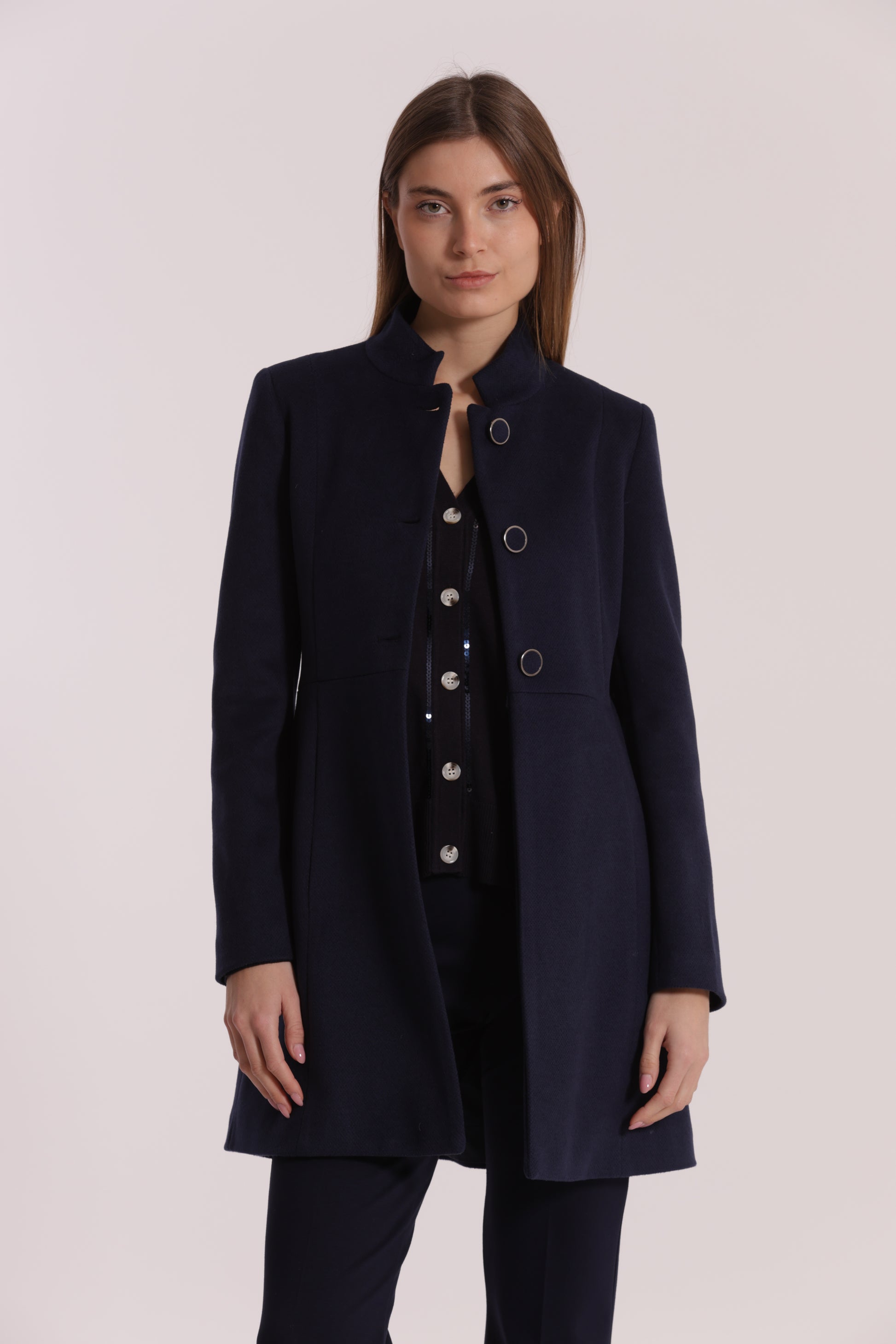 CAPPOTTO BARONETTO CON COLLO ALLA COREANA
