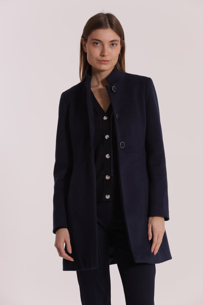 CAPPOTTO BARONETTO CON COLLO ALLA COREANA