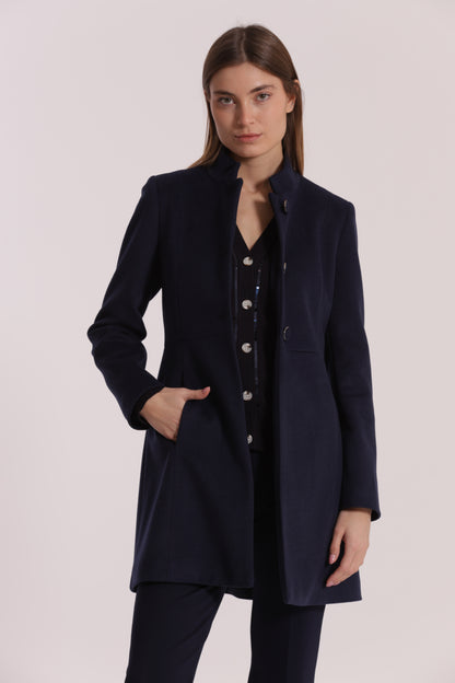 CAPPOTTO BARONETTO CON COLLO ALLA COREANA
