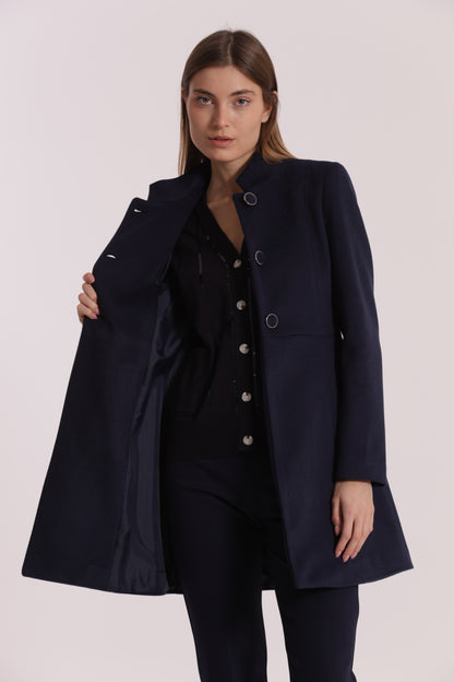 CAPPOTTO BARONETTO CON COLLO ALLA COREANA