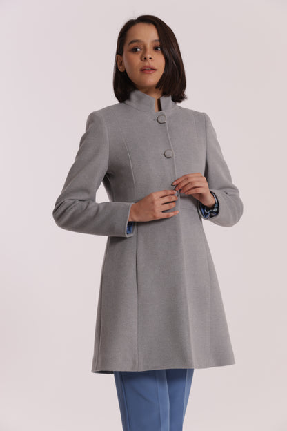 CAPPOTTO BARONETTO CON COLLO ALLA COREANA