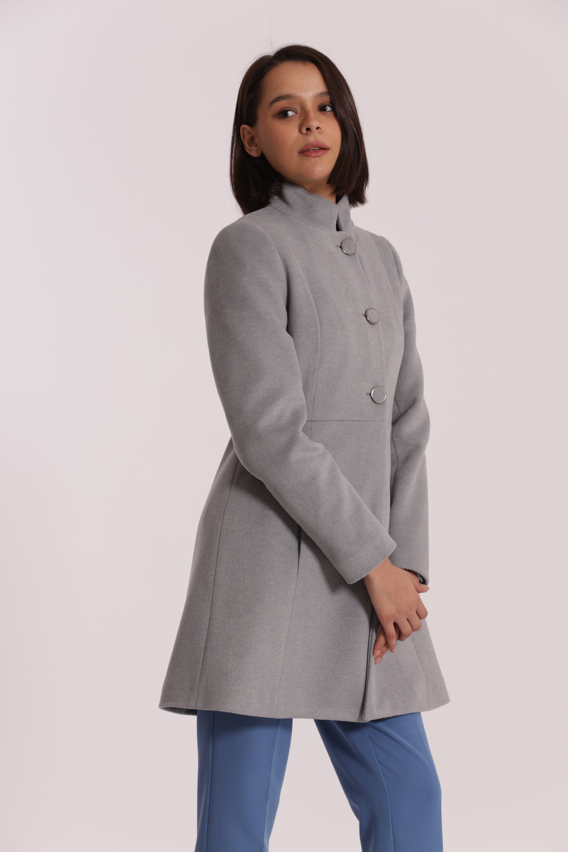 CAPPOTTO BARONETTO CON COLLO ALLA COREANA