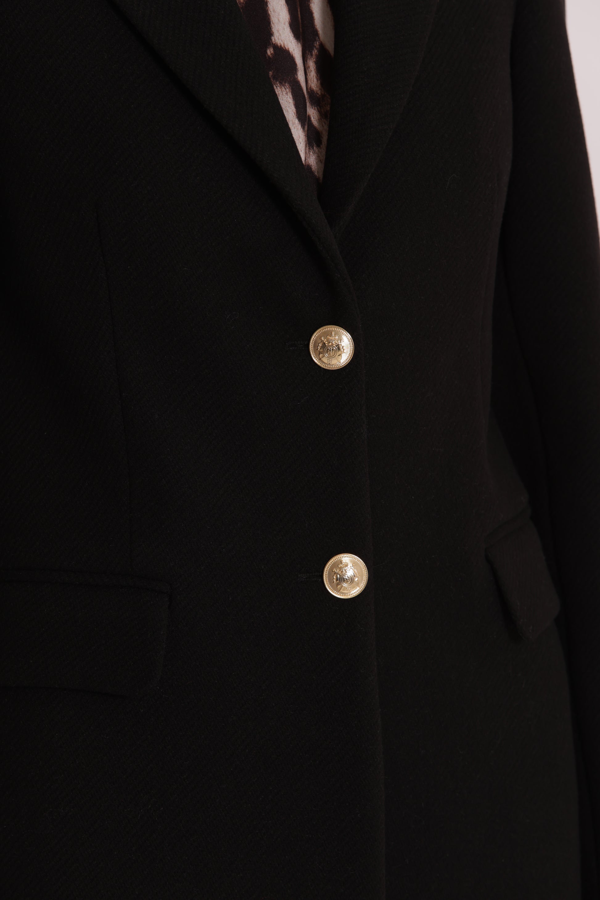 CAPPOTTO LUNGO TESSUTO DIAGONALE