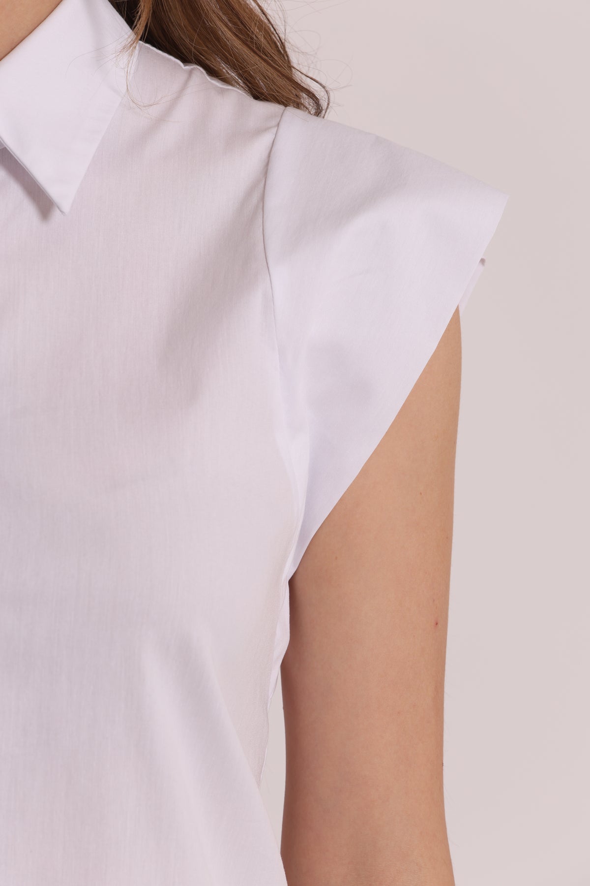 CAMICIA IN COTONE CON MANICA ALETTA