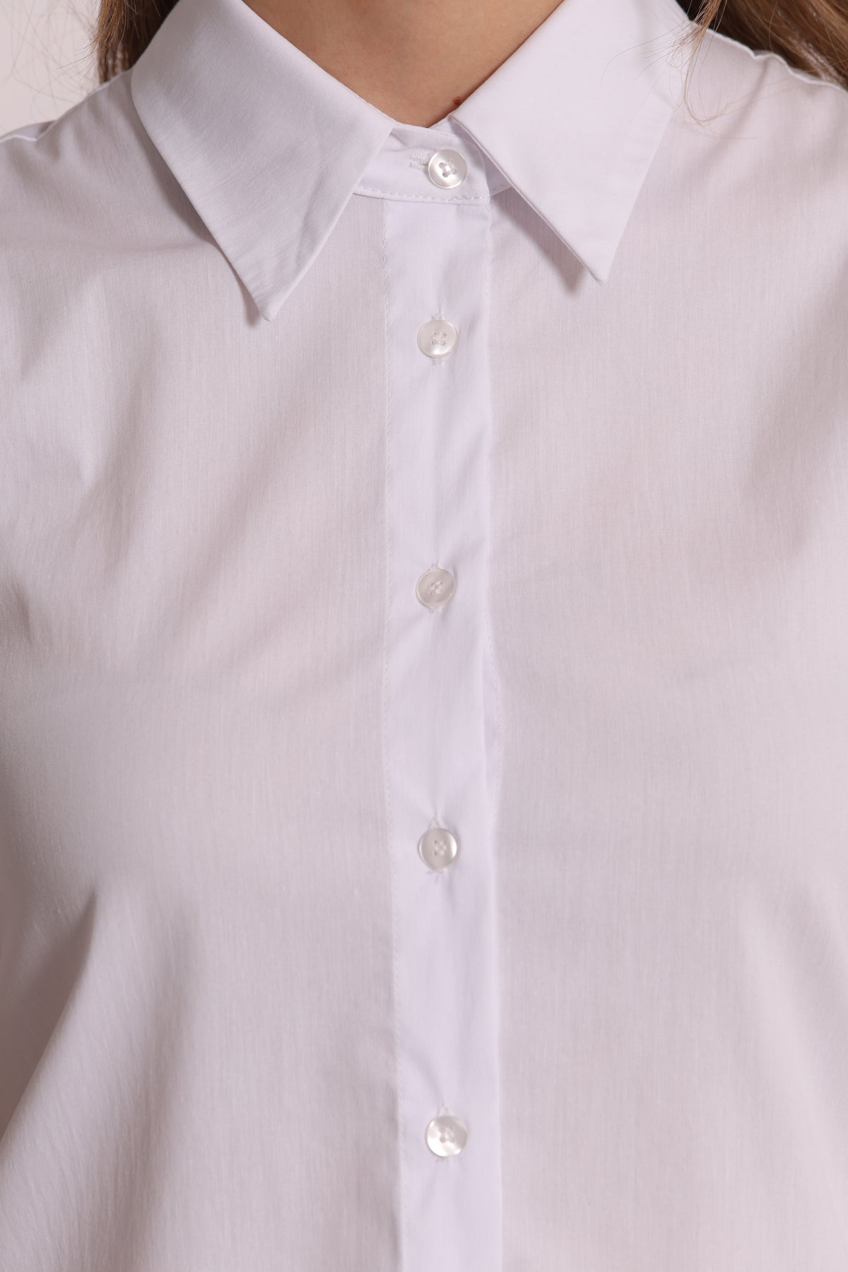 CAMICIA IN COTONE CON MANICA ALETTA