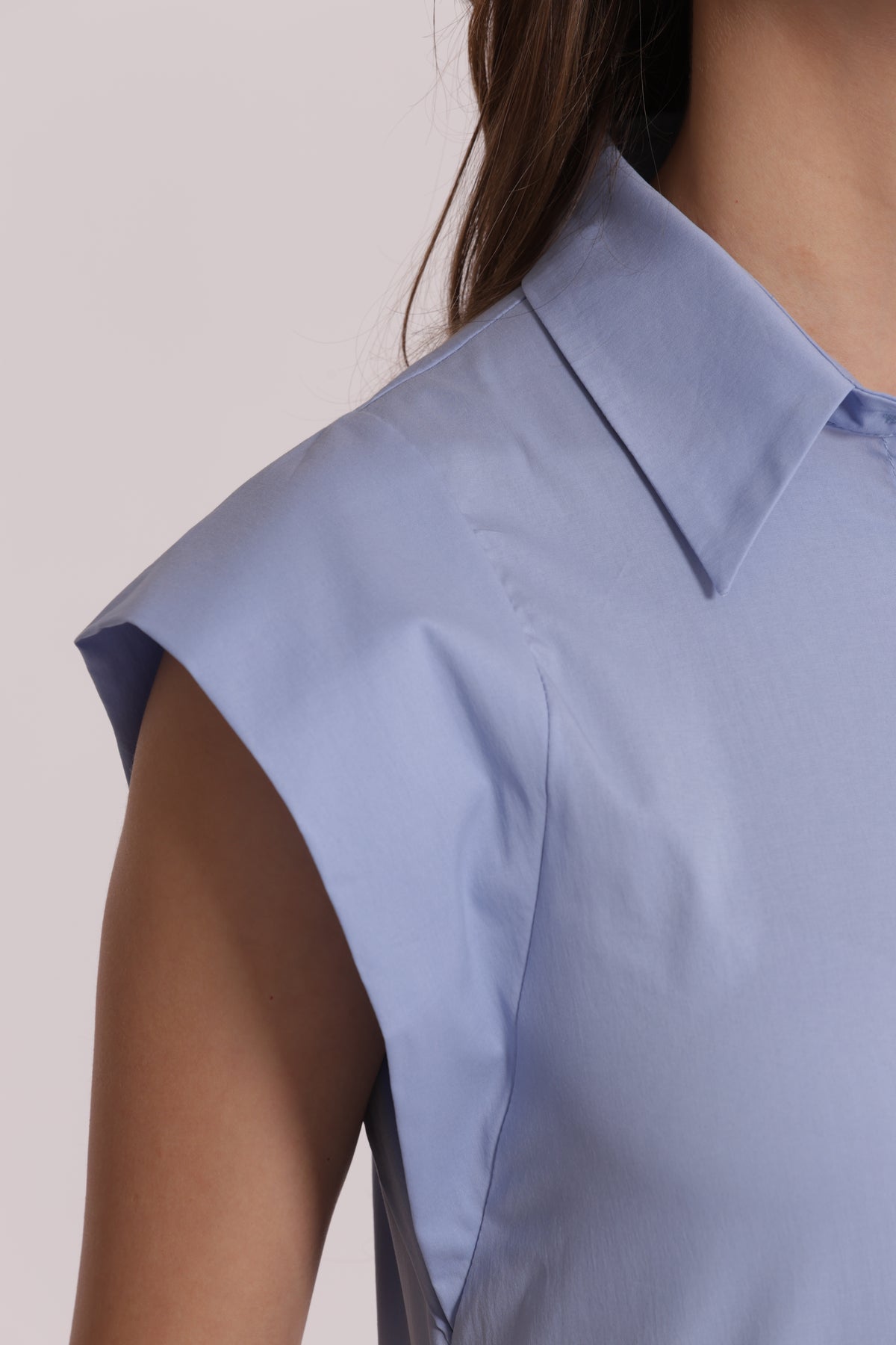 CAMICIA IN COTONE CON MANICA ALETTA