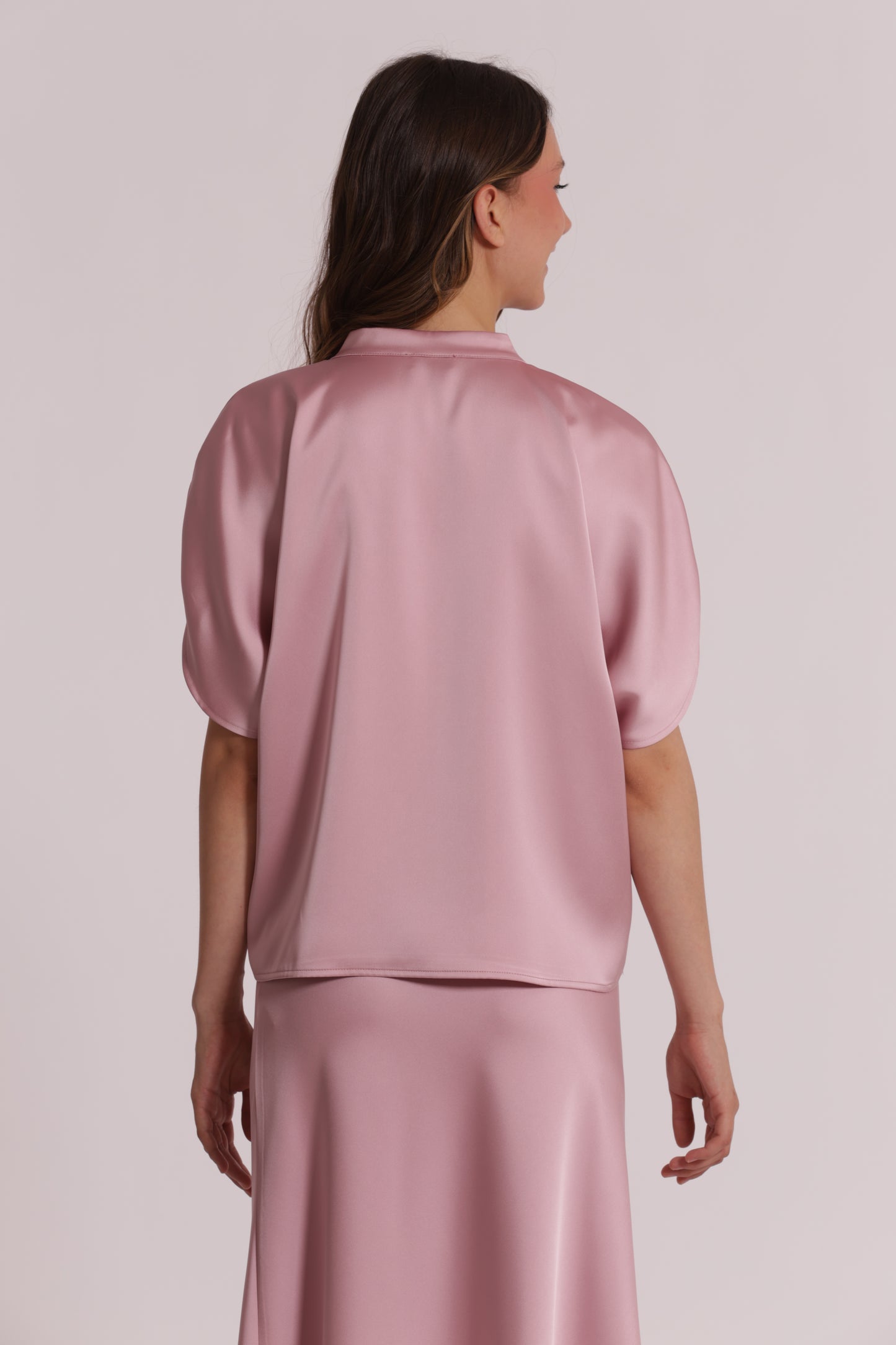 BLUSA MEZZE MANICHE A TULIPANO